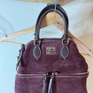 Suede purse